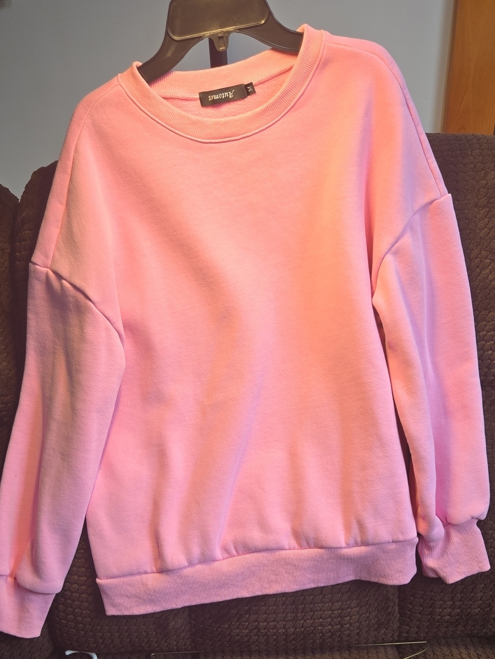Classic Pink Crewneck Sweatshirt
